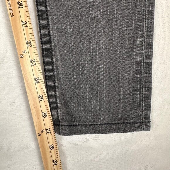 VTG True Religion Jeans Women Size 27 Gray Stella Big T Low Rise Made in USA - Picture 3 of 13